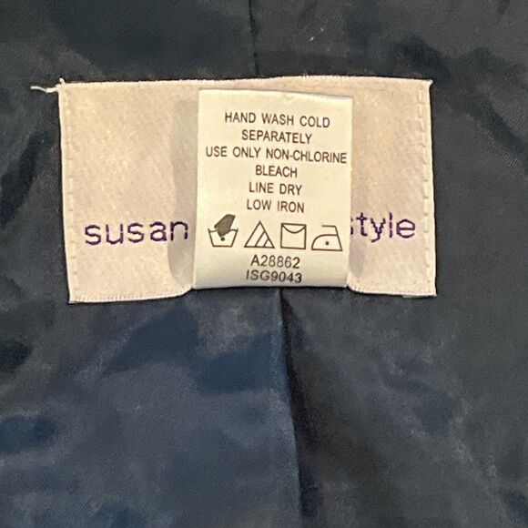 NWOT Susan Graver  Blazer Green Tweed Multicolored Blazer Suit Size 2X - Picture 11 of 11